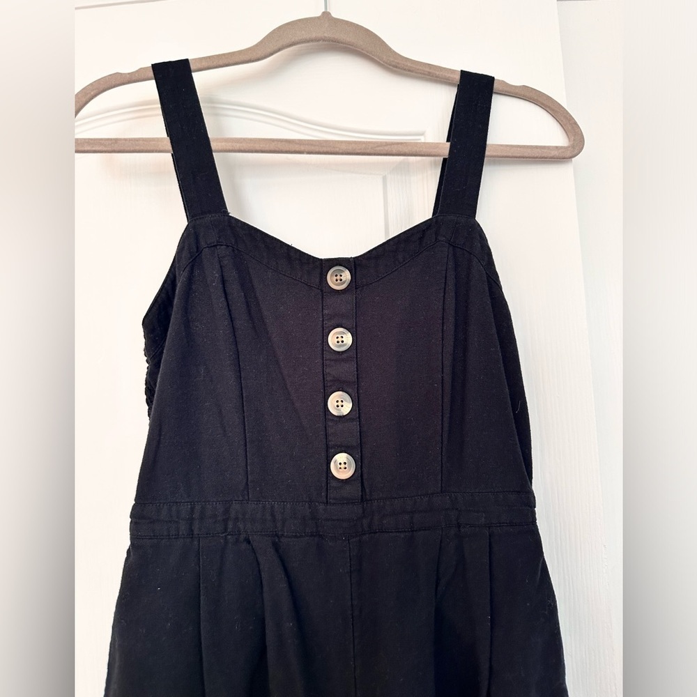 American Eagle Black Flare Jumpsuit Size XS - Picture 2 of 4